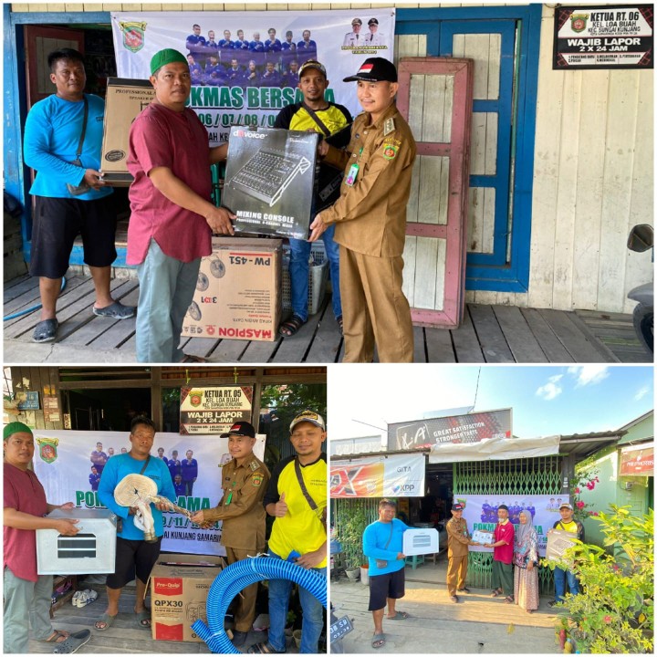 Giat Probebaya Kelurahan Loa Buah (Penyerahan Pengadaan Barang Pokmas Bersama)