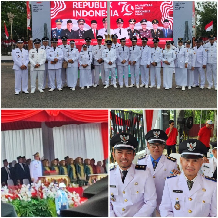 Upacara HUT RI Ke 79 Pemerintah Kota Samarinda
