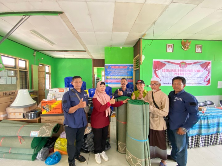 Serah Terima Barang Pengadaan Sarana dan Prasarana Pokmas Bersatu