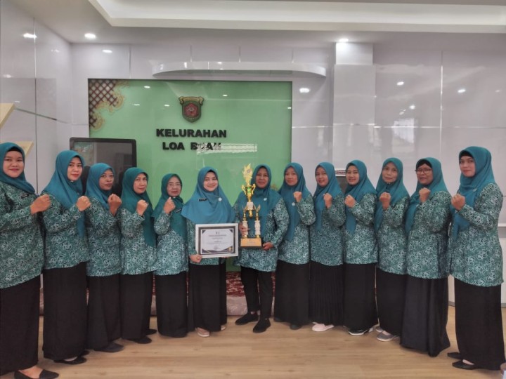 Selamat dan Sukses PKK Kelurahan Loa Buah Meraih Peringkat 3 Pada Lomba PKK Bangga Kencana Kesehatan 2024 Tingkat Kota Samarinda