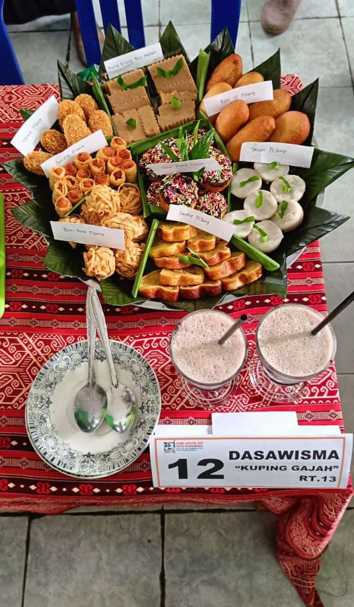 Lomba Kreasi Makanan Olahan Pisang Dasawisma Se-Kelurahan Loa Buah Memeriahkan HUT Kota Samarinda ke-567 Tahun