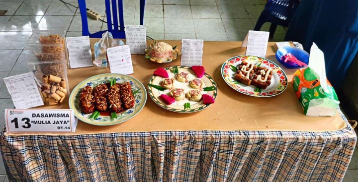 Lomba Kreasi Makanan Olahan Pisang Dasawisma Se-Kelurahan Loa Buah Memeriahkan HUT Kota Samarinda ke-567 Tahun