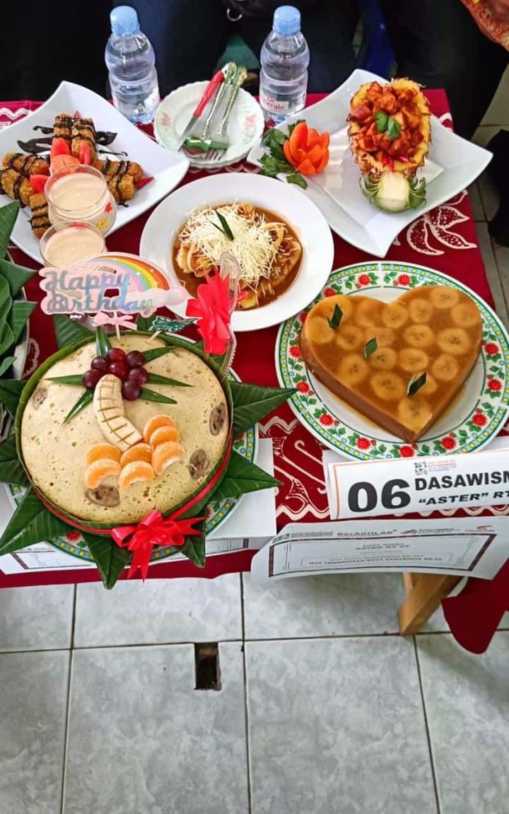 Lomba Kreasi Makanan Olahan Pisang Dasawisma Se-Kelurahan Loa Buah Memeriahkan HUT Kota Samarinda ke-567 Tahun