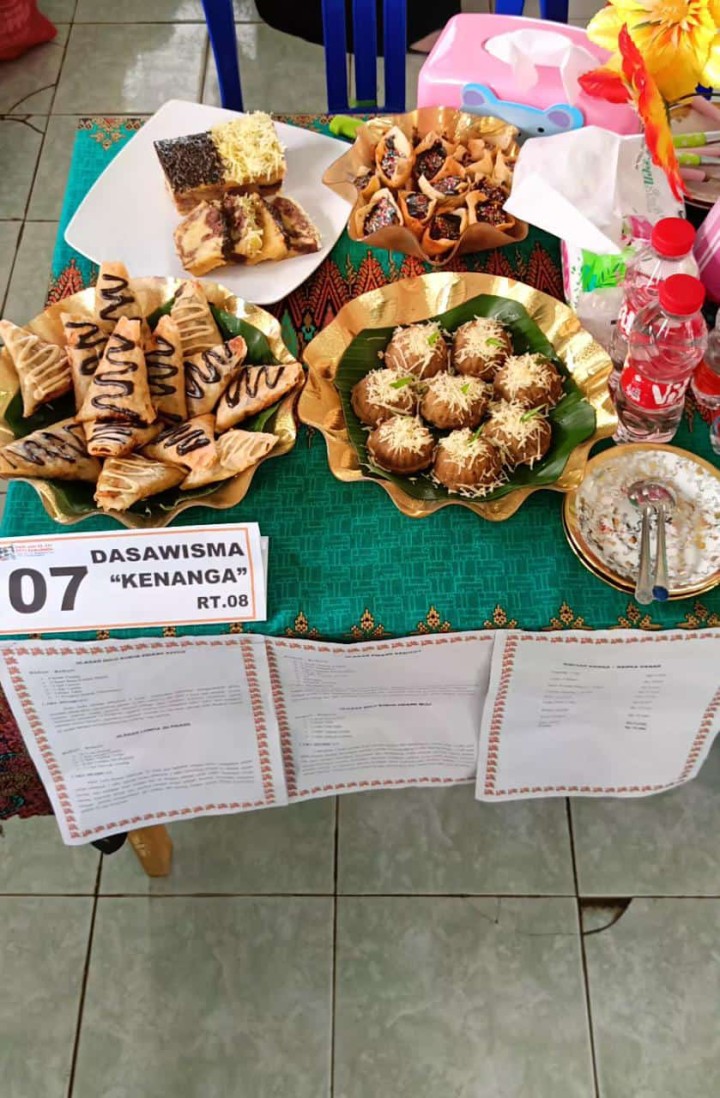 Lomba Kreasi Makanan Olahan Pisang Dasawisma Se-Kelurahan Loa Buah Memeriahkan HUT Kota Samarinda ke-567 Tahun