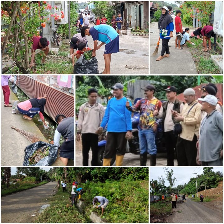 Jaga Kebersihan Lingkungan Kelurahan Loa Buah Gelar Jum'at Bersih