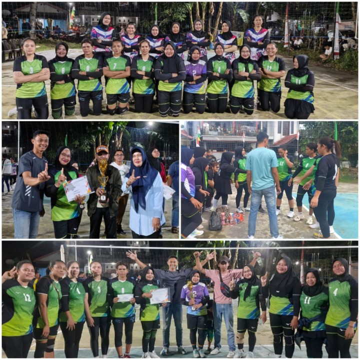 ‎Selamat Tim Voli Putri Kelurahan Loa Buah Raih Juara 1 di Tingkat Kecamatan Sungai Kunjang