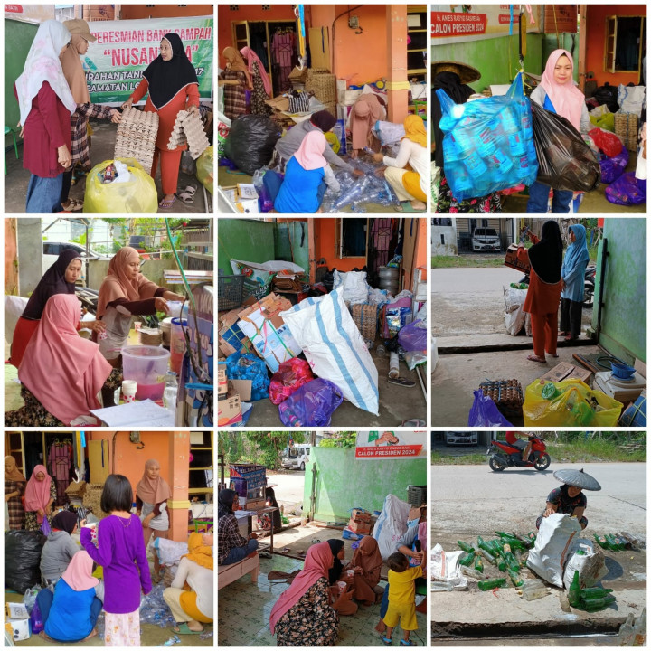 Kegiatan Bank Sampah Kecamatan Loa Janan Ilir