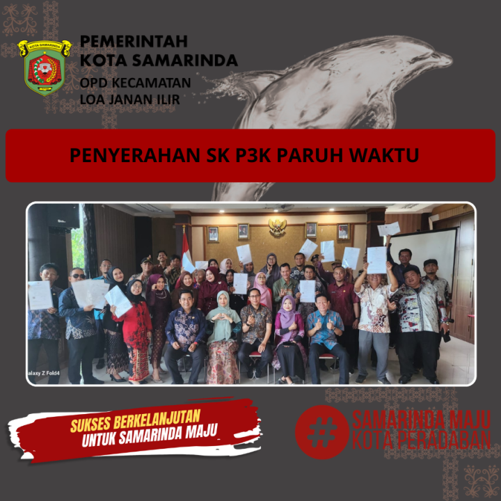 PENYERAHAN SK P3K PARUH WAKTU KEC. LOJI