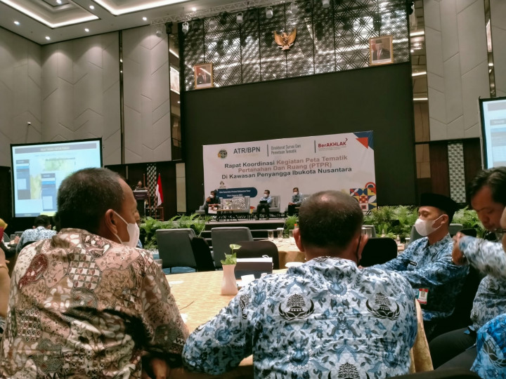 Rakor Kegiatan Peta Tematik Pertanahan dan Ruang ( PTPR ) Tanggal 17 Maret 2022 Di Hotel Mercure Samarinda