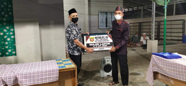 Pemilihan RT 45 yang di hadiri Kasi Pemerintahan dan Sambutan Lurah Lok Bahu yang di wakili oleh Kasi Kesra Bapak Dady Armand, SE / 18 Februari 2022