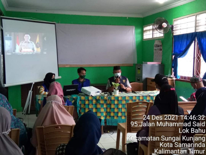 Sosialisasi Program Jelantah Membangun Samarinda JENGRINDA Kel. Lok Bahu Kec. Sungai Kunjang 24 Desember 2021