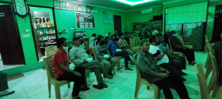 Acara Penyuluhan dan sosialisasi pembuatan peta tematik pertanahan dan Ruang PTPR oleh BPN Kamis 24 Maret 2022 Kelurahan Lok Bahu