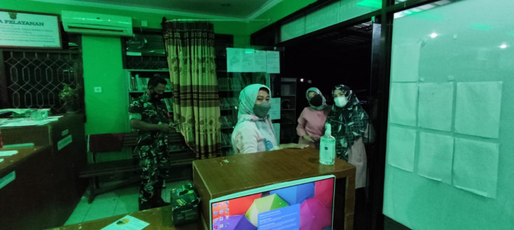 Acara Penyuluhan dan sosialisasi pembuatan peta tematik pertanahan dan Ruang PTPR oleh BPN Kamis 24 Maret 2022 Kelurahan Lok Bahu