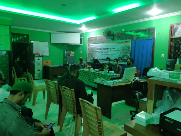 Acara Penyuluhan dan sosialisasi pembuatan peta tematik pertanahan dan Ruang PTPR oleh BPN Kamis 24 Maret 2022 Kelurahan Lok Bahu