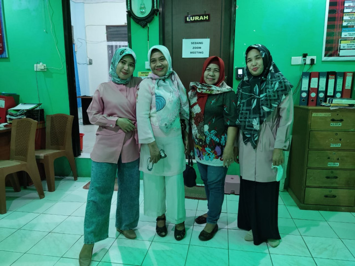 Acara Penyuluhan dan sosialisasi pembuatan peta tematik pertanahan dan Ruang PTPR oleh BPN Kamis 24 Maret 2022 Kelurahan Lok Bahu