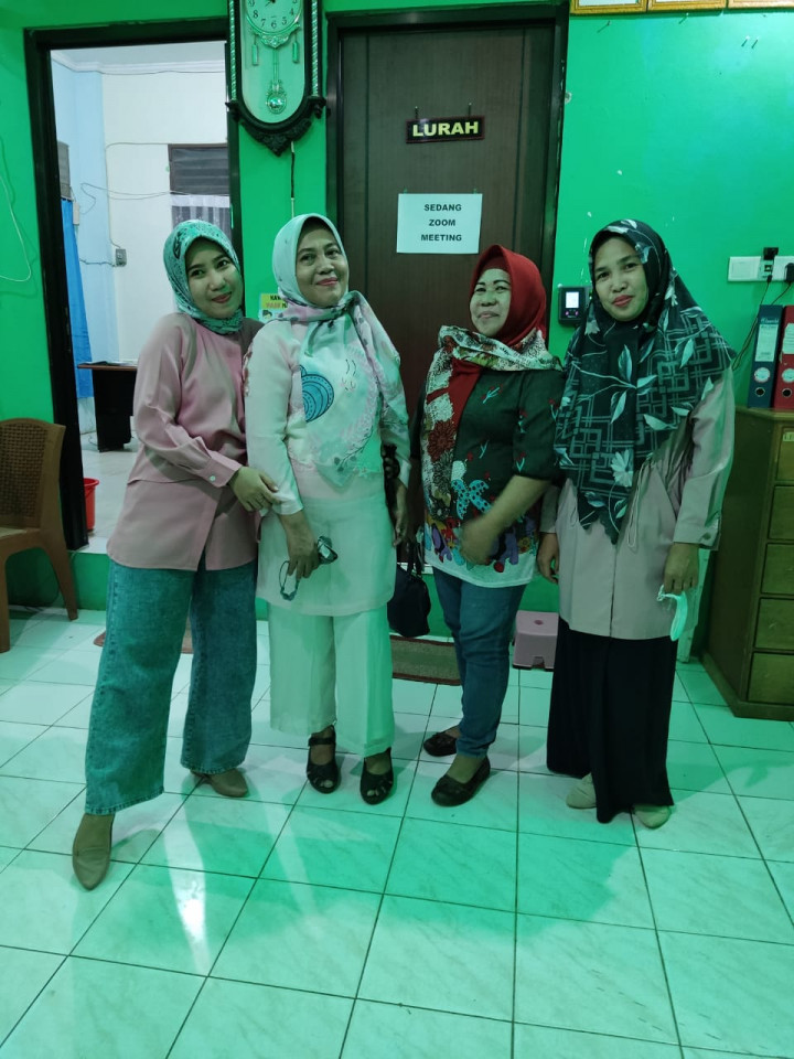 Acara Penyuluhan dan sosialisasi pembuatan peta tematik pertanahan dan Ruang PTPR oleh BPN Kamis 24 Maret 2022 Kelurahan Lok Bahu