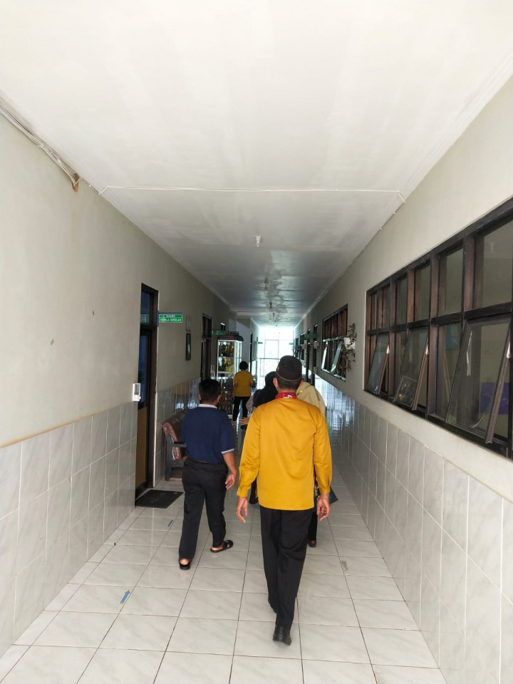 Kunjungan Camat Sungai kunjang beserta Lurah lok Bahu ke SMP Negeri 38 sekaligus Peresmian Kawasan wisata Religi,Sabtu 02 April 2022