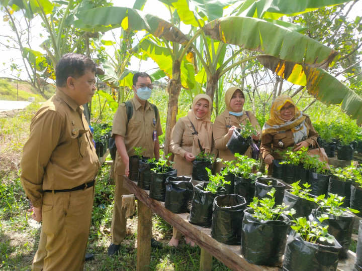 Kunjungan Tim TWAP Kota Samarinda ke Kelurahan Lok Bahu dalam rangka BUMRT, 28 Juni 2022