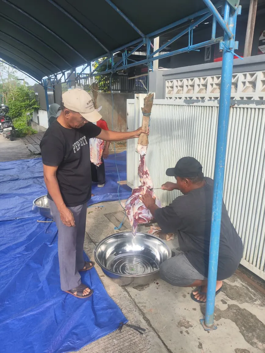 Kegiatan Penyembelihan Hewan Qurban Idul Adha 1447 H