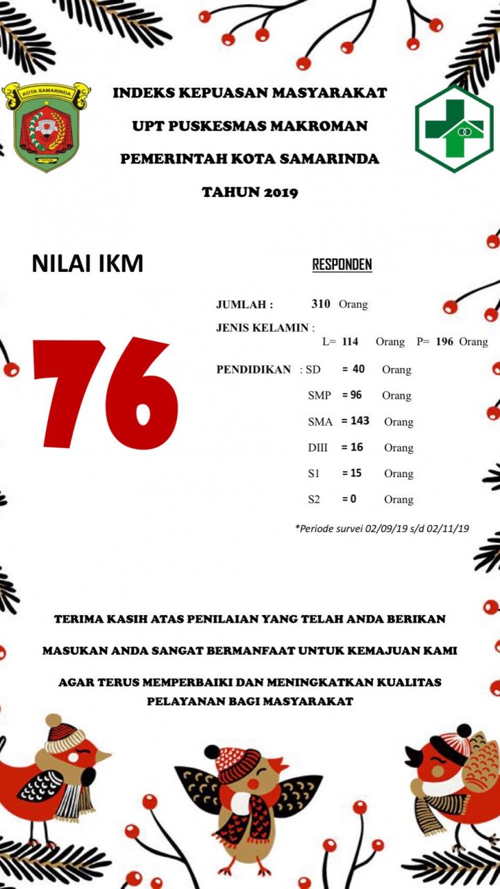 Terima kasih atas penilaian yang telah anda berikan.
Masukan anda sangat bermanfaat untuk kemajuan kami, agar terus memperbaiki dan meningkatkan kualitas pelayanan bagi masyarakat.🙏