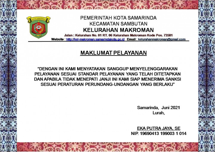 Kebijakan Standar Pelayanan
