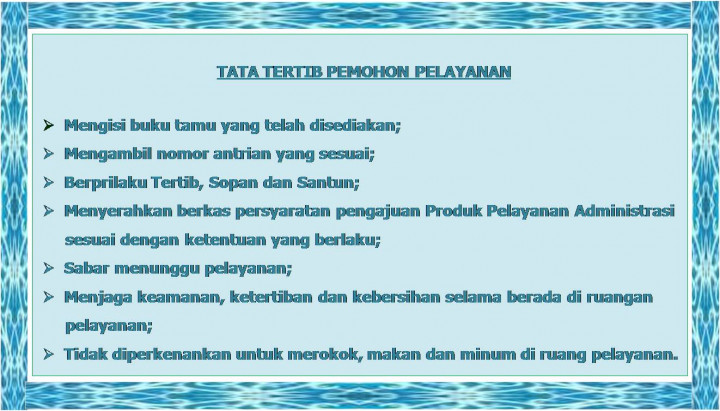 Kebijakan Standar Pelayanan