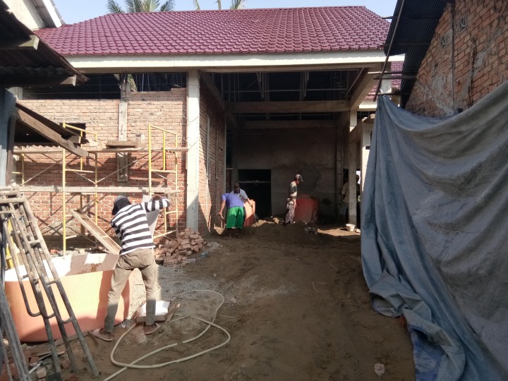 Pembangunan Puskesmas Mangkupalas Progress Fisik 70%   -   Oktober 2019