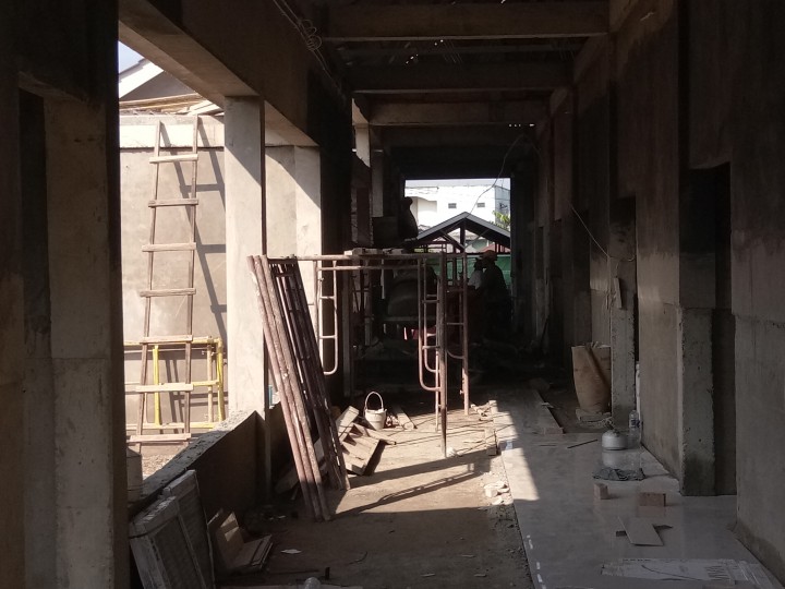 Pembangunan Puskesmas Mangkupalas Progress Fisik 70%   -   Oktober 2019
