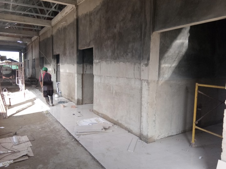 Pembangunan Puskesmas Mangkupalas Progress Fisik 70%   -   Oktober 2019