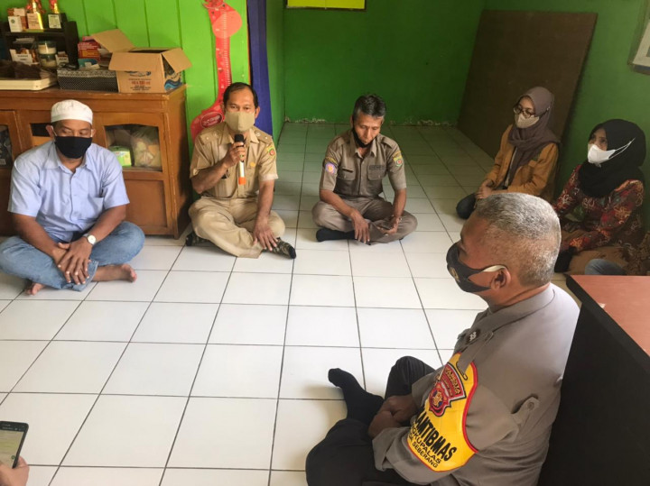 Peresmian Pembukaan Posko Kampung Tangguh Covid 19 (Zona RT 7, 8, 9, 10, 11) Kelurahan Mangkupalas Kecamatan Samarinda Seberang
