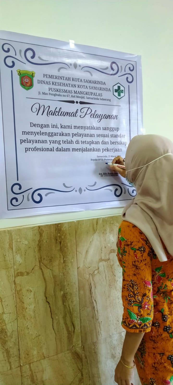 Penandatangan Etika Pelayanan
