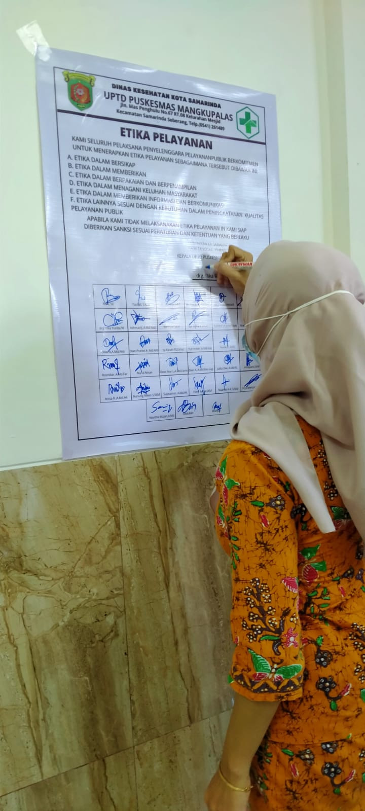 Penandatanganan Maklumat Pelayanan