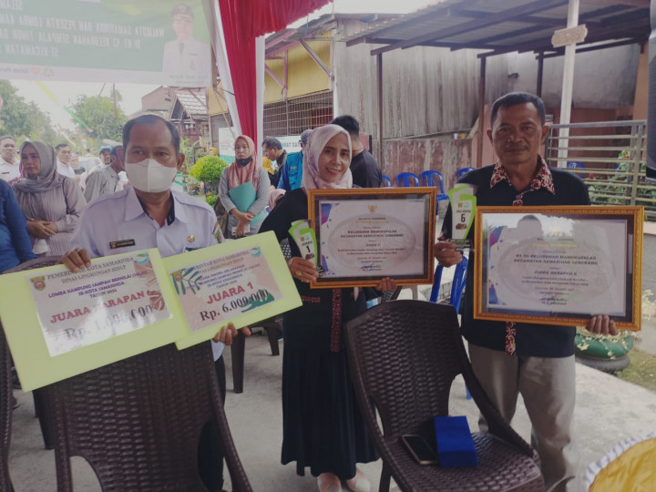 SELAMAT DAN SUKSES PEMENANG LOMBA KAMPUNG SAMPAH BERNILAI ( SALAI )
