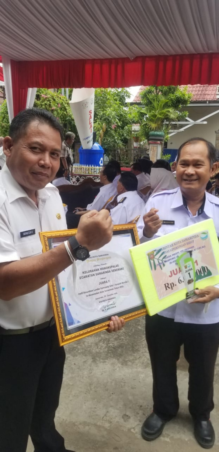 SELAMAT DAN SUKSES PEMENANG LOMBA KAMPUNG SAMPAH BERNILAI ( SALAI )