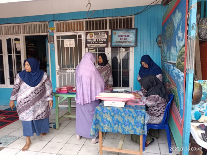 Giat Posyandu GABUS A RT.8 Kel.Mangkupalas 2023