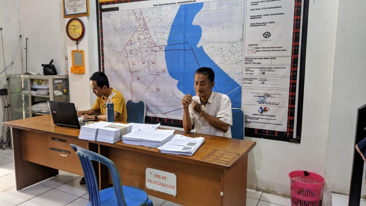 Panitia Pemungutan Suara Kelurahan Mangkupalas Pemilu 2024