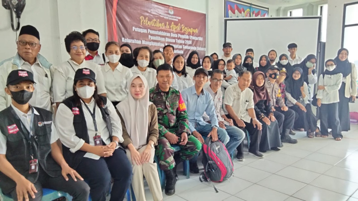 Panitia Pemungutan Suara Kelurahan Mangkupalas Pemilu 2024