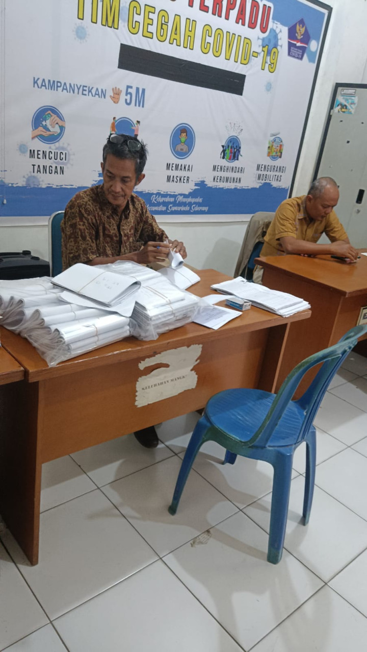 Panitia Pemungutan Suara Kelurahan Mangkupalas Pemilu 2024
