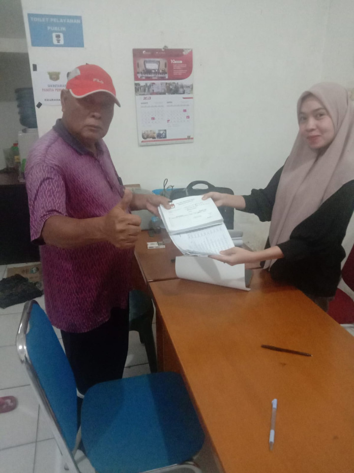 Panitia Pemungutan Suara Kelurahan Mangkupalas Pemilu 2024