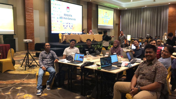 Panitia Pemungutan Suara Kelurahan Mangkupalas Pemilu 2024