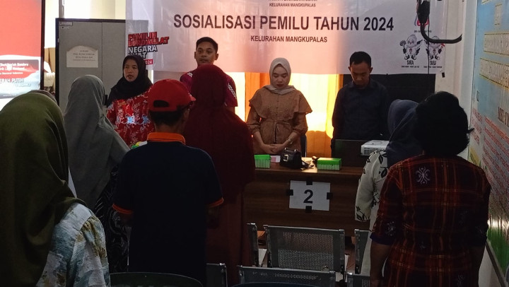 Panitia Pemungutan Suara Kelurahan Mangkupalas Pemilu 2024