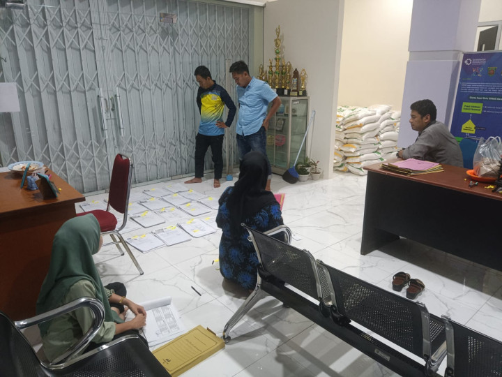 Monitoring ke PPS Kelurahan Mangkupalas dari PPK Kecamatan (Rabu, 20 Desember 2023)
