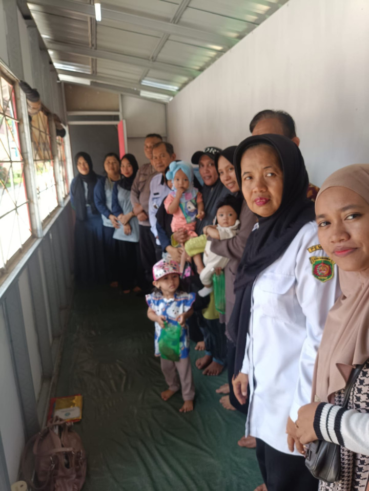 Giat monitoring di Posyandu Tongkol dan kampung KB Mangkupalas kencana ( 10 Januari 2024)