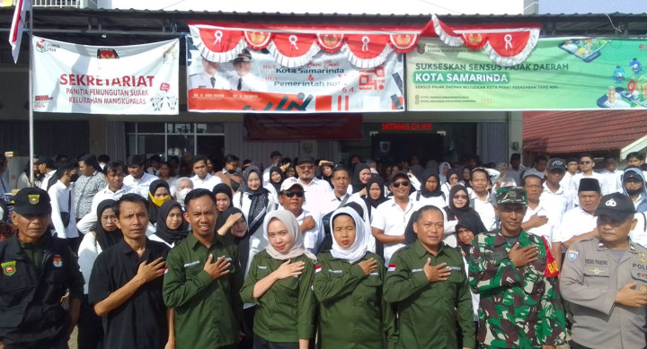 Panitia Pemungutan Suara Kelurahan Mangkupalas Pemilu 2024