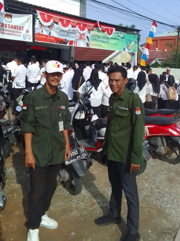 Panitia Pemungutan Suara Kelurahan Mangkupalas Pemilu 2024