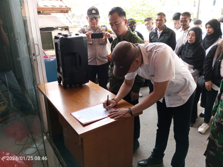 Panitia Pemungutan Suara Kelurahan Mangkupalas Pemilu 2024