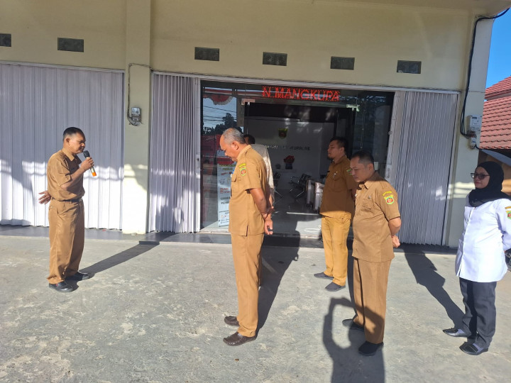 Giat Apel Pagi di Kelurahan Mangkupalas ( Senin,19 Februari 2024)