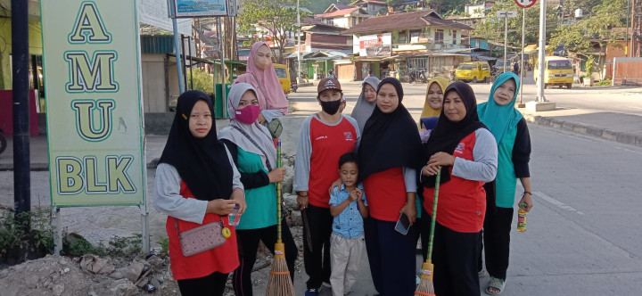 Giat gotong royong di RT 01 dan RT 16 (Minggu,18 Februari 2024)
