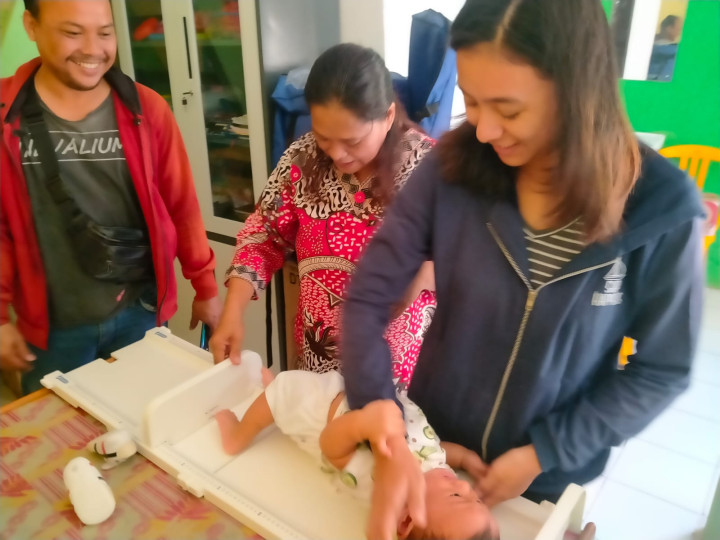 Kegiatan posyandu cumi-cumi penimbangan,pemberian Vit A dan PMT (Rabu,21 Februari 2024)