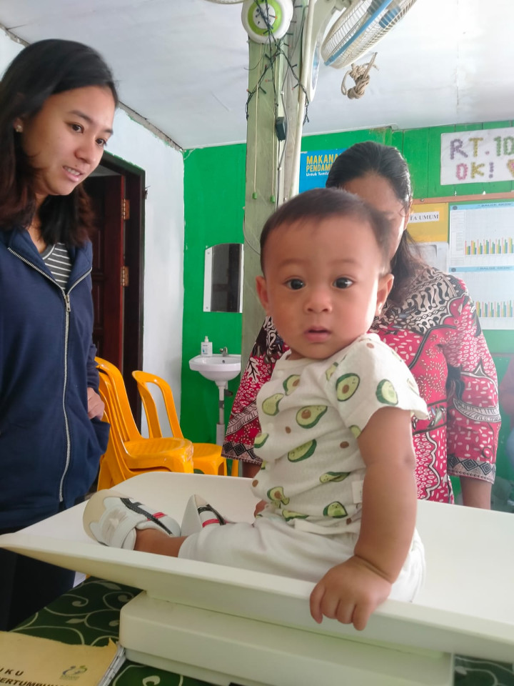 Kegiatan posyandu cumi-cumi penimbangan,pemberian Vit A dan PMT (Rabu,21 Februari 2024)